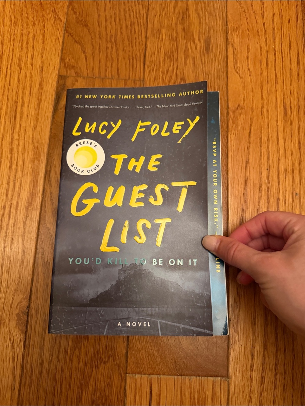 The Guest List Paperback Book - Yellow & Black Cover